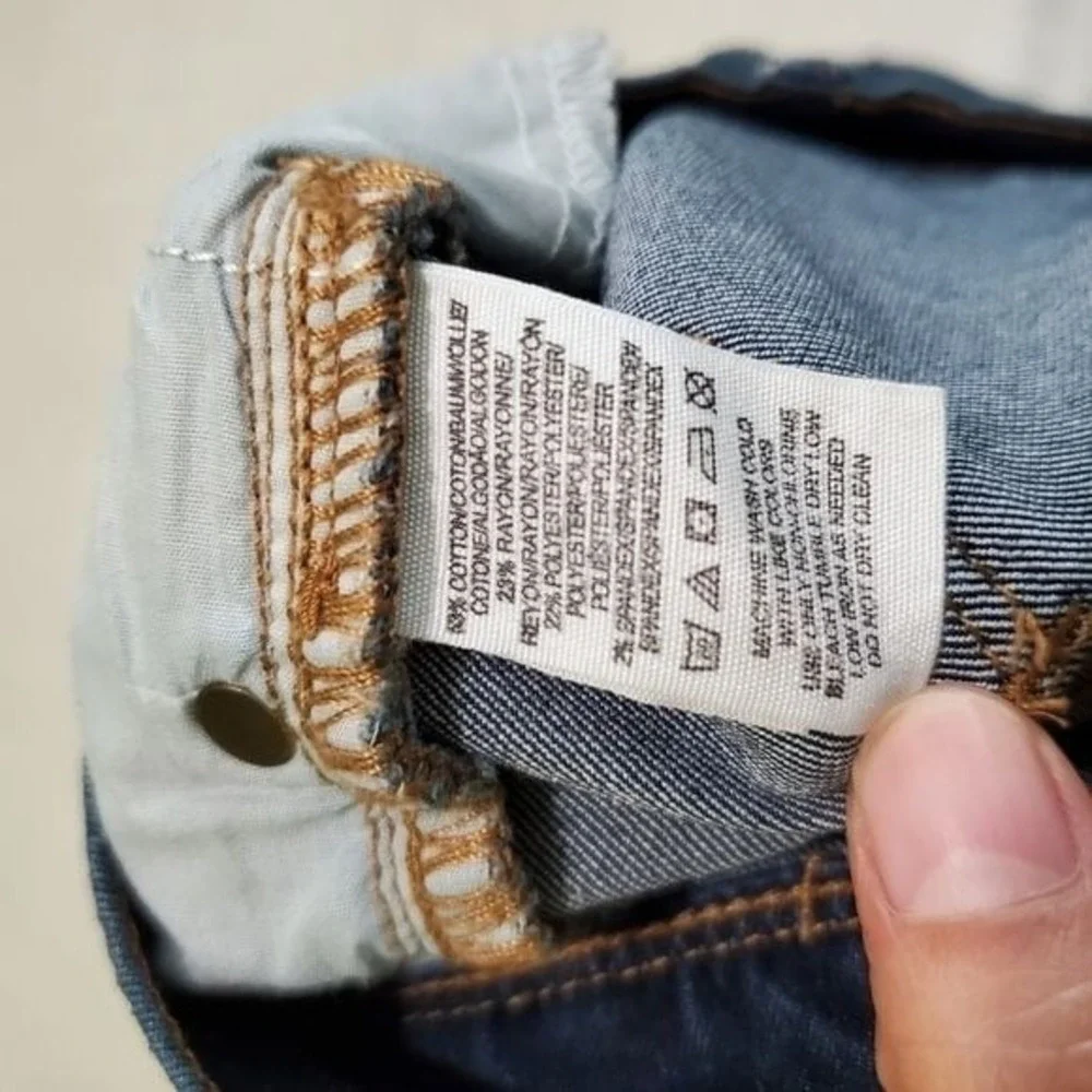 Free People womens dark Blue‎ Jeans Size W 25 denim midwaist